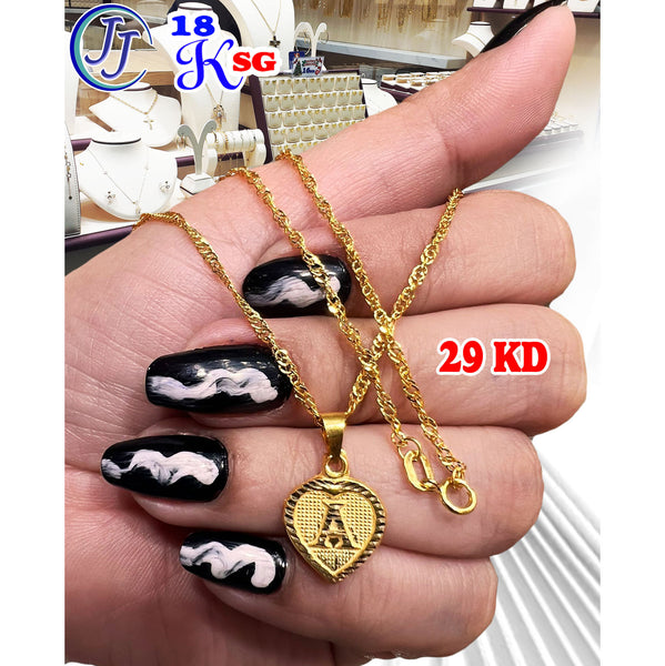 Gold Chain Pendant 18k