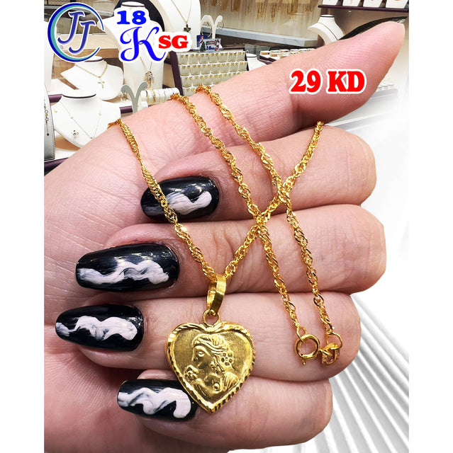 Gold Chain Pendant 18k