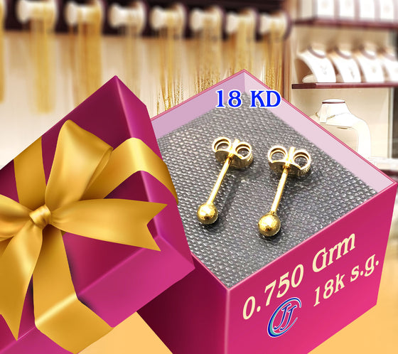 Gold Earring 18karat